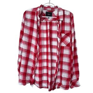 Rails Women's Red / White Plaid Shirt, Small S
